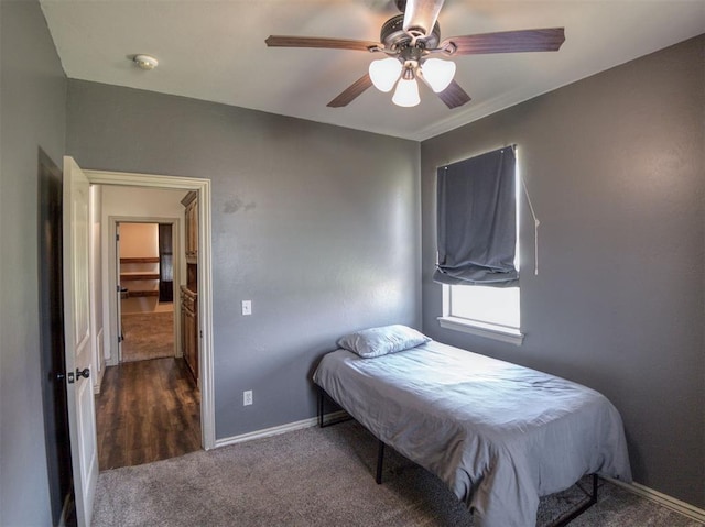 866 County St Unit 2922, Tuttle, OK 73089 - bedroom featuring baseboards, ceiling fan, and carpet floors