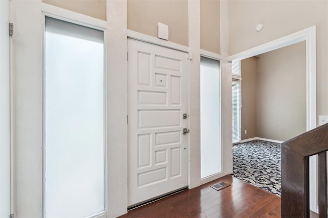 4208 Briarcrest St, Norman, OK 73072 - entryway featuring dark wood-style floors