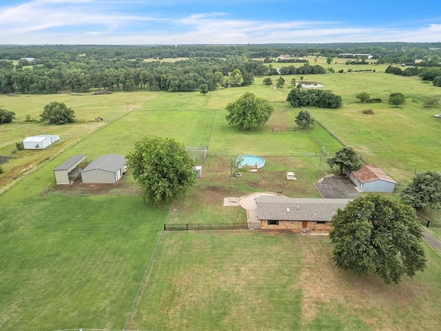 34207 Clearpond Rd, Shawnee, OK 74801 - overview of rural landscape featuring a pastoral area