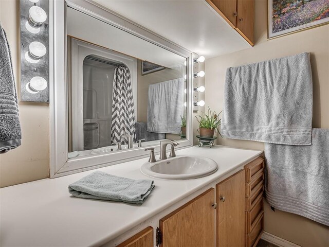 2604 Jeannes Trl, Edmond, OK 73012 - full bathroom featuring vanity