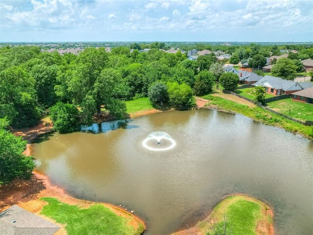 2604 Jeannes Trl, Edmond, OK 73012 - bird's eye view of a large body of water