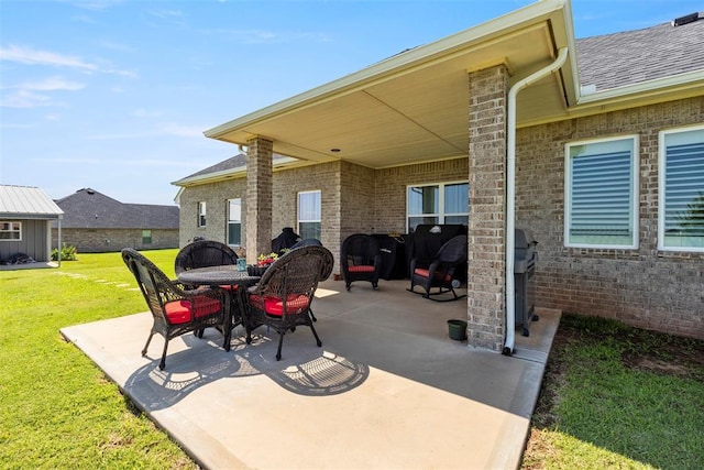 29731 Jade St, Cashion, OK 73016 - view of patio featuring outdoor dining space