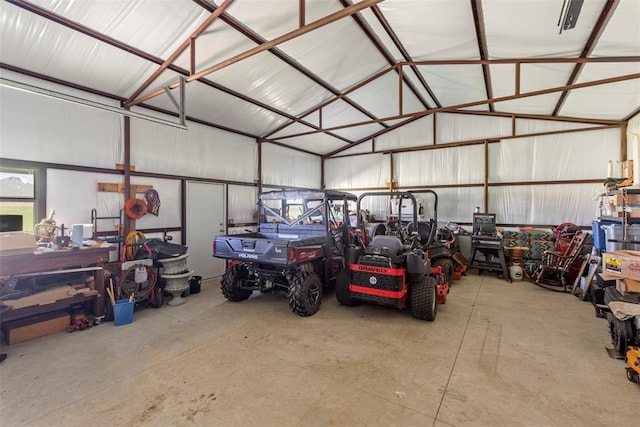 29731 Jade St, Cashion, OK 73016 - garage featuring metal wall