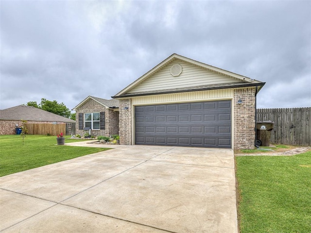 42173 N Max Henry Dr, Shawnee, OK 74804 - single story home featuring brick siding, driveway, and an attached garage