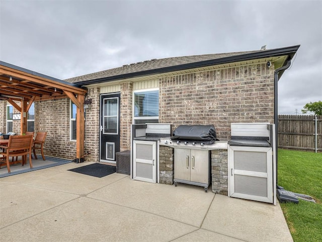 42173 N Max Henry Dr, Shawnee, OK 74804 - view of patio / terrace with outdoor dining space