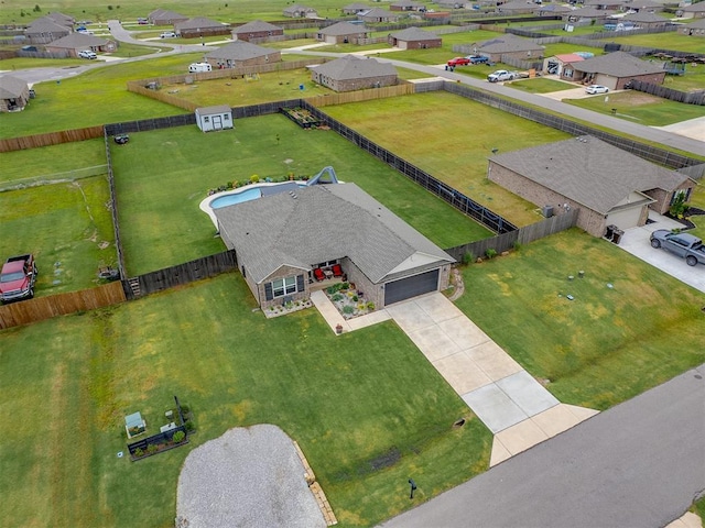 42173 N Max Henry Dr, Shawnee, OK 74804 - aerial view of residential area