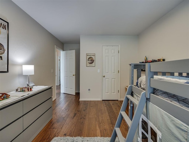 13925 Middleberry Rd, Edmond, OK 73013 - bedroom with hardwood / wood-style flooring and baseboards