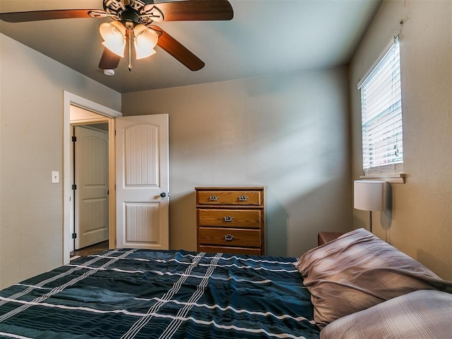 1545 N Pennsylvania Ave, Shawnee, OK 74804 - bedroom with a ceiling fan