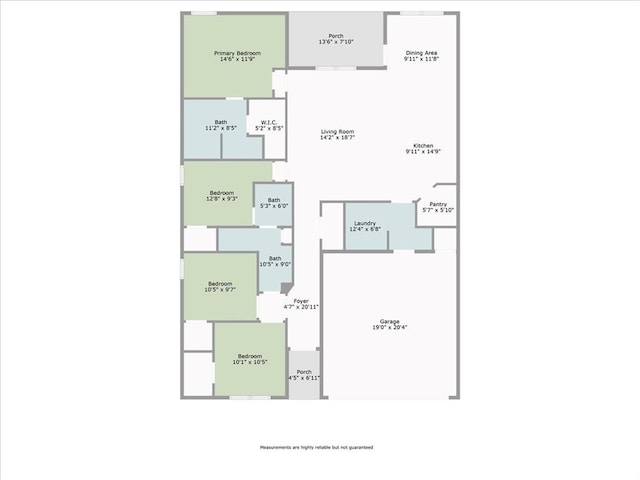 9912 Ruger Rd, Yukon, OK 73099 - room layout