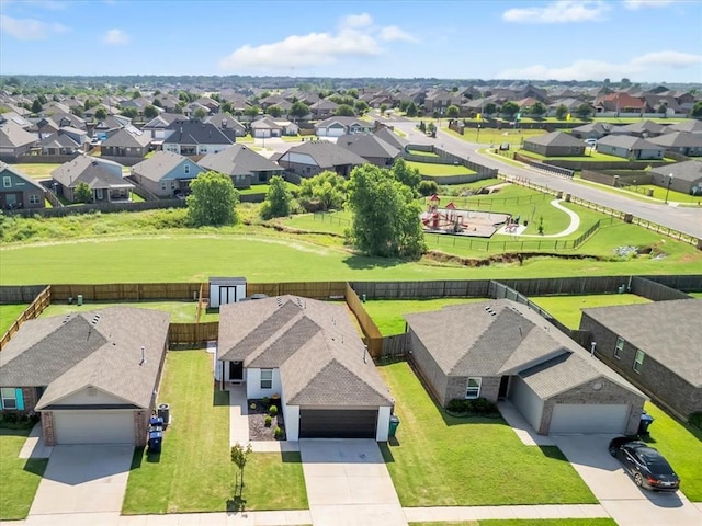 9912 Ruger Rd, Yukon, OK 73099 - aerial view of residential area