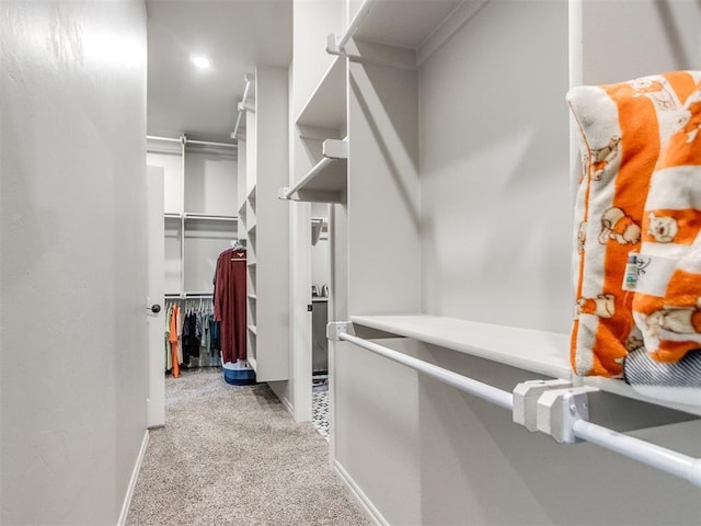 3317 Open Prairie Trl, Yukon, OK 73099 - walk in closet with light carpet