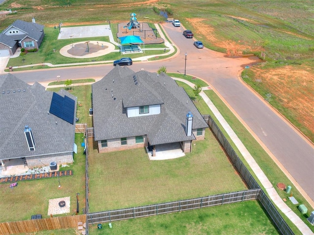 3317 Open Prairie Trl, Yukon, OK 73099 - aerial view of property and surrounding area