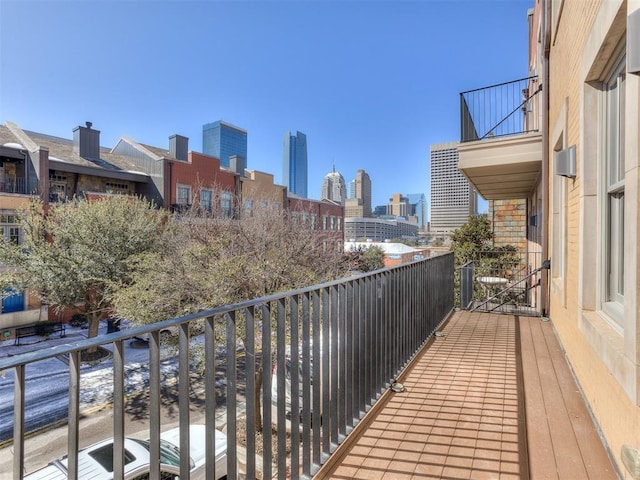 23 NE 3rd St, Oklahoma City, OK 73104 - balcony featuring a skyline view