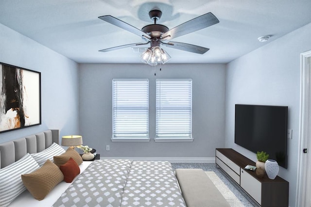3232 Pagoda Pead Dr, Yukon, OK 73099 - bedroom with ceiling fan and baseboards