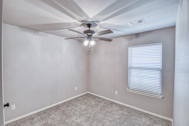 3232 Pagoda Pead Dr, Yukon, OK 73099 - spare room with ceiling fan and carpet flooring