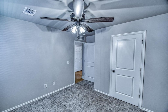 3232 Pagoda Pead Dr, Yukon, OK 73099 - unfurnished bedroom featuring carpet floors and a ceiling fan
