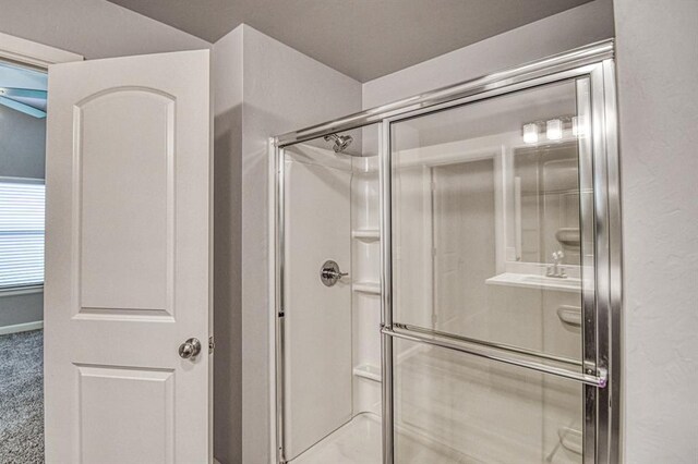 11100 NW 131st St, Yukon, OK 73099 - bathroom featuring a stall shower