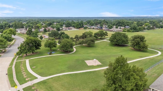 4001 Innsbrook Ct, Norman, OK 73072 - aerial view of residential area with a tree filled landscape