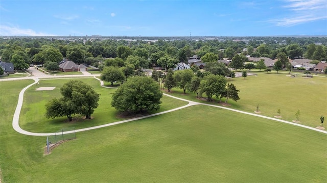 4001 Innsbrook Ct, Norman, OK 73072 - bird's eye view of a tree filled landscape