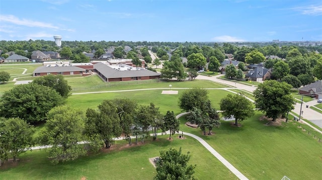 4001 Innsbrook Ct, Norman, OK 73072 - aerial view of residential area with a tree filled landscape