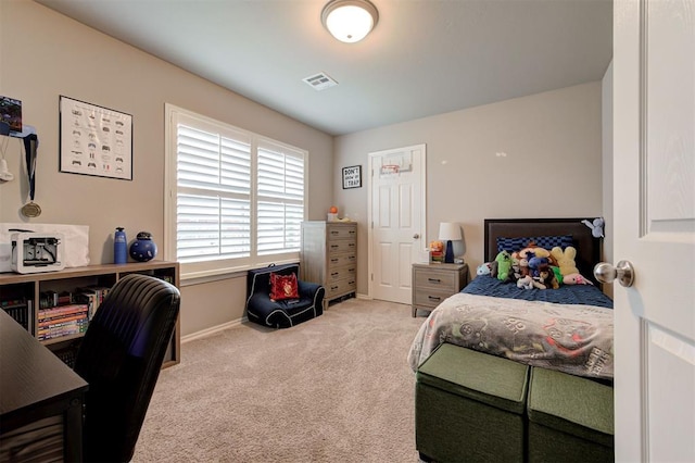 11513 SW 26th St, Yukon, OK 73099 - bedroom featuring carpet, baseboards, and a desk