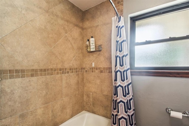 4211 Blue Sage Rd, Norman, OK 73072 - full bath with healthy amount of natural light and shower / bath combo