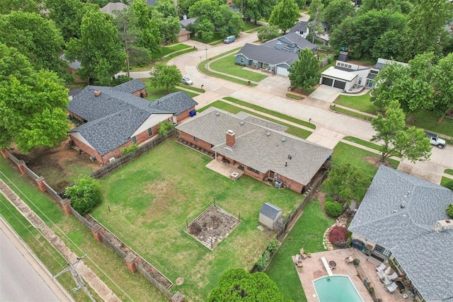 4211 Blue Sage Rd, Norman, OK 73072 - aerial view of residential area
