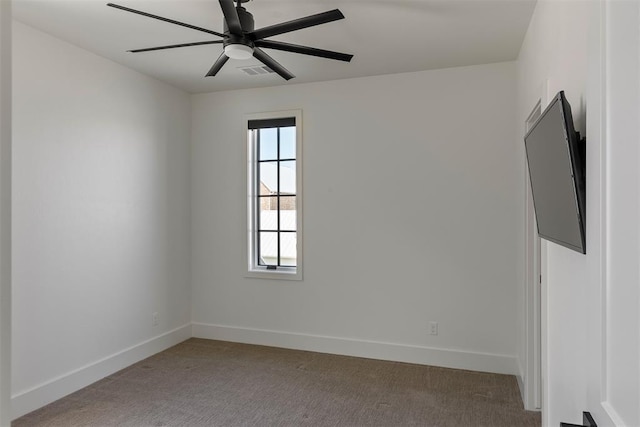1801 Runway Blvd, Oklahoma City, OK 73108 - empty room with light carpet and a ceiling fan