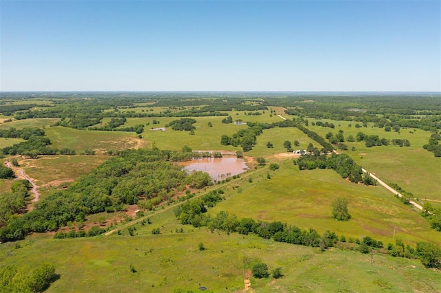 aerial view of sparsely populated area