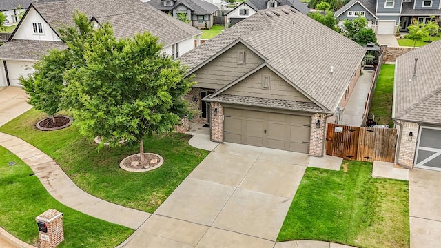 17912 Marron Dr, Edmond, OK 73012 - aerial perspective of suburban area