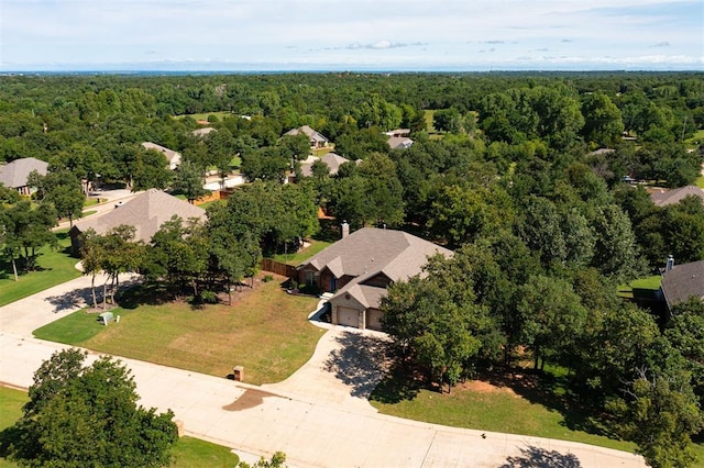 3366 Antler Vly, Guthrie, OK 73044 - aerial view of a heavily wooded area