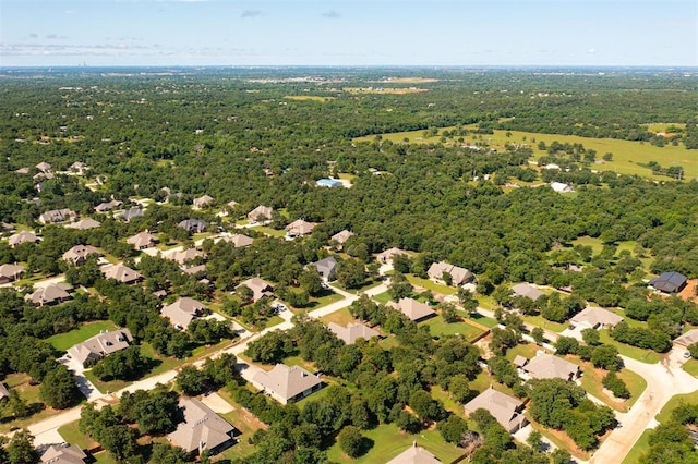 3366 Antler Vly, Guthrie, OK 73044 - aerial view of a heavily wooded area