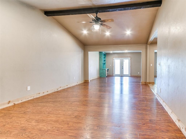 613 S Avery St, Moore, OK 73160 - unfurnished room with a ceiling fan and wood finished floors