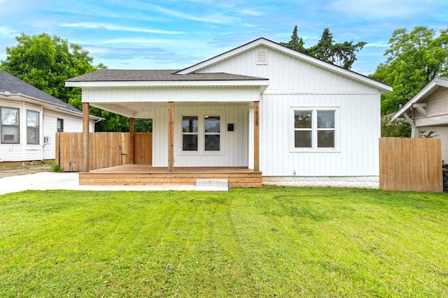 1828 NW 38th St, Oklahoma City, OK 73118 - view of front of home with covered porch, roof with shingles, and board and batten siding