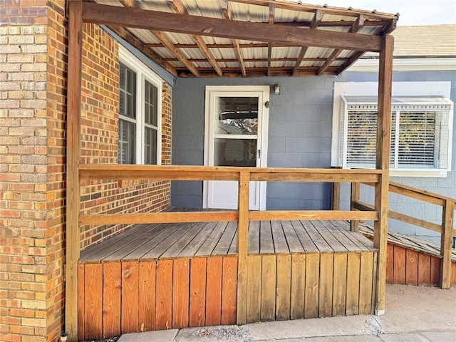 3117 NW 23rd St, Oklahoma City, OK 73107 - view of wooden deck