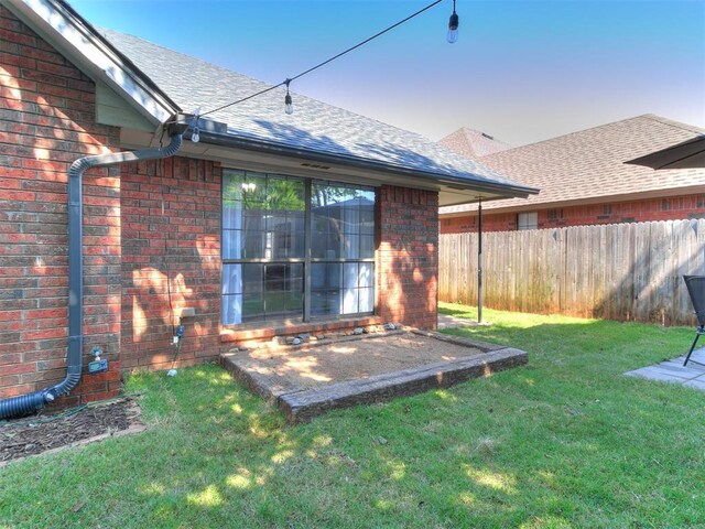 16716 Valley Crst, Edmond, OK 73012 - view of yard with a patio area