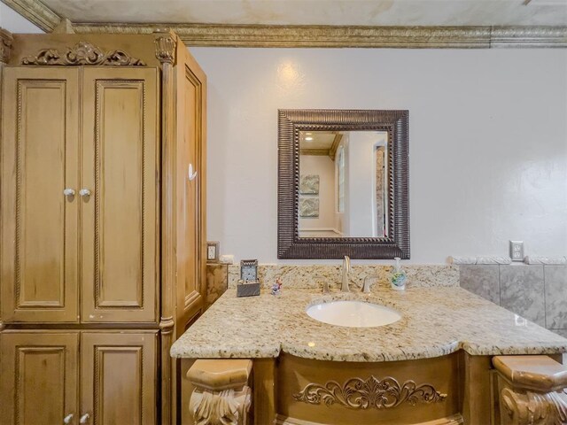 1117 SW 37th St, Oklahoma City, OK 73109 - bathroom featuring vanity and a closet