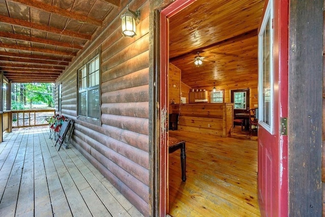 657 Canoe Rd, Broken Bow, OK 74728 - view of wooden deck