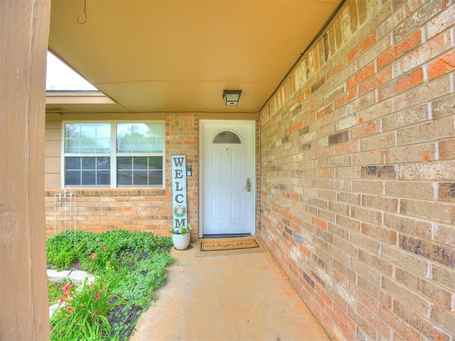 332 Crest Ln, Noble, OK 73068 - view of exterior entry with brick siding