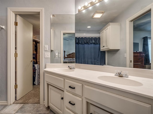 2500 Huntwick Dr, Edmond, OK 73034 - full bathroom with double vanity