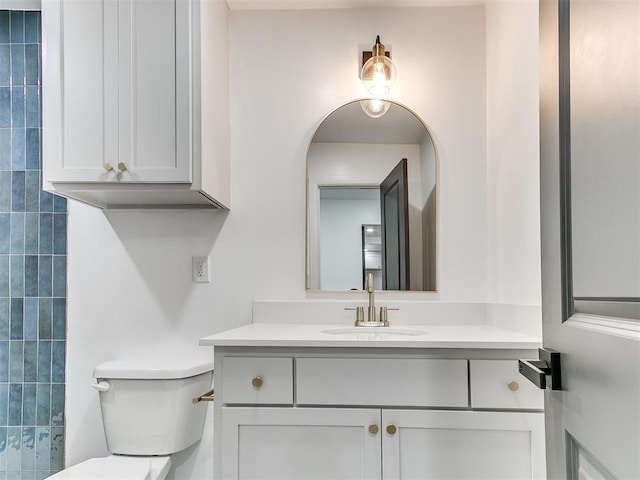 1224 W Brooks St, Norman, OK 73069 - bathroom featuring vanity and toilet