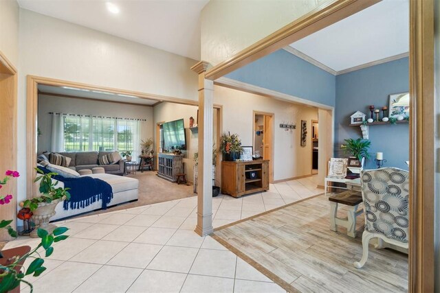 11700 Hackney Ln, Yukon, OK 73099 - living room featuring light wood-style floors
