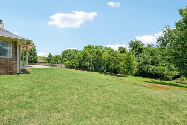 1908 Riviera Dr, Tuttle, OK 73089 - view of yard with a patio