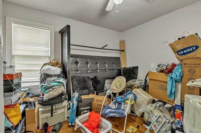 2119 Pearson Dr, Midwest City, OK 73110 - storage room featuring ceiling fan