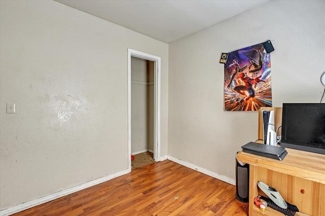 208 E Lockheed Dr, Midwest City, OK 73110 - unfurnished office featuring wood finished floors and baseboards
