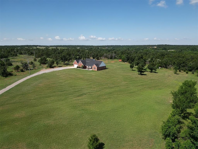 26603 Main St, Blanchard, OK 73010 - overview of rural landscape featuring a forest