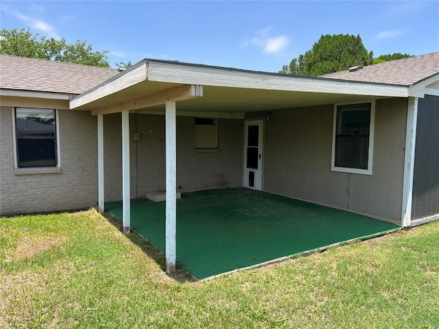 1012 Box St, Altus, OK 73521 - view of patio with a carport