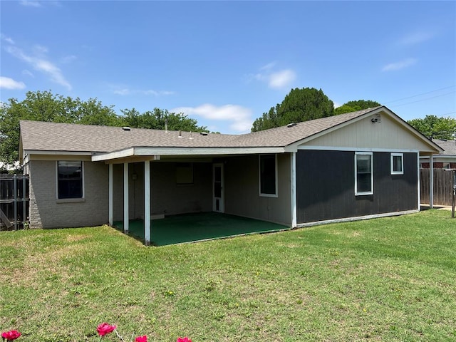 1012 Box St, Altus, OK 73521 - rear view of house featuring a patio area