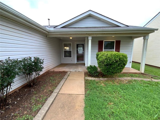 1817 NW 146th St, Edmond, OK 73013 - view of exterior entry featuring covered porch