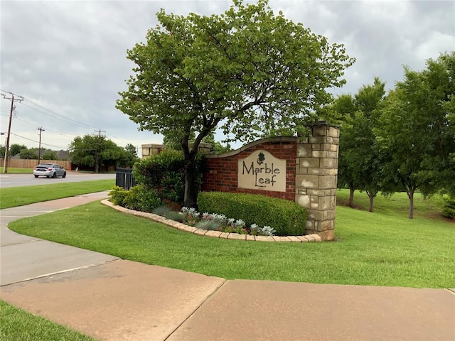 1817 NW 146th St, Edmond, OK 73013 - community / neighborhood sign with a lawn